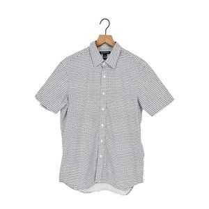 Michael Kors Slim-Fit Logo Stretch Cotton Shirt | Medium